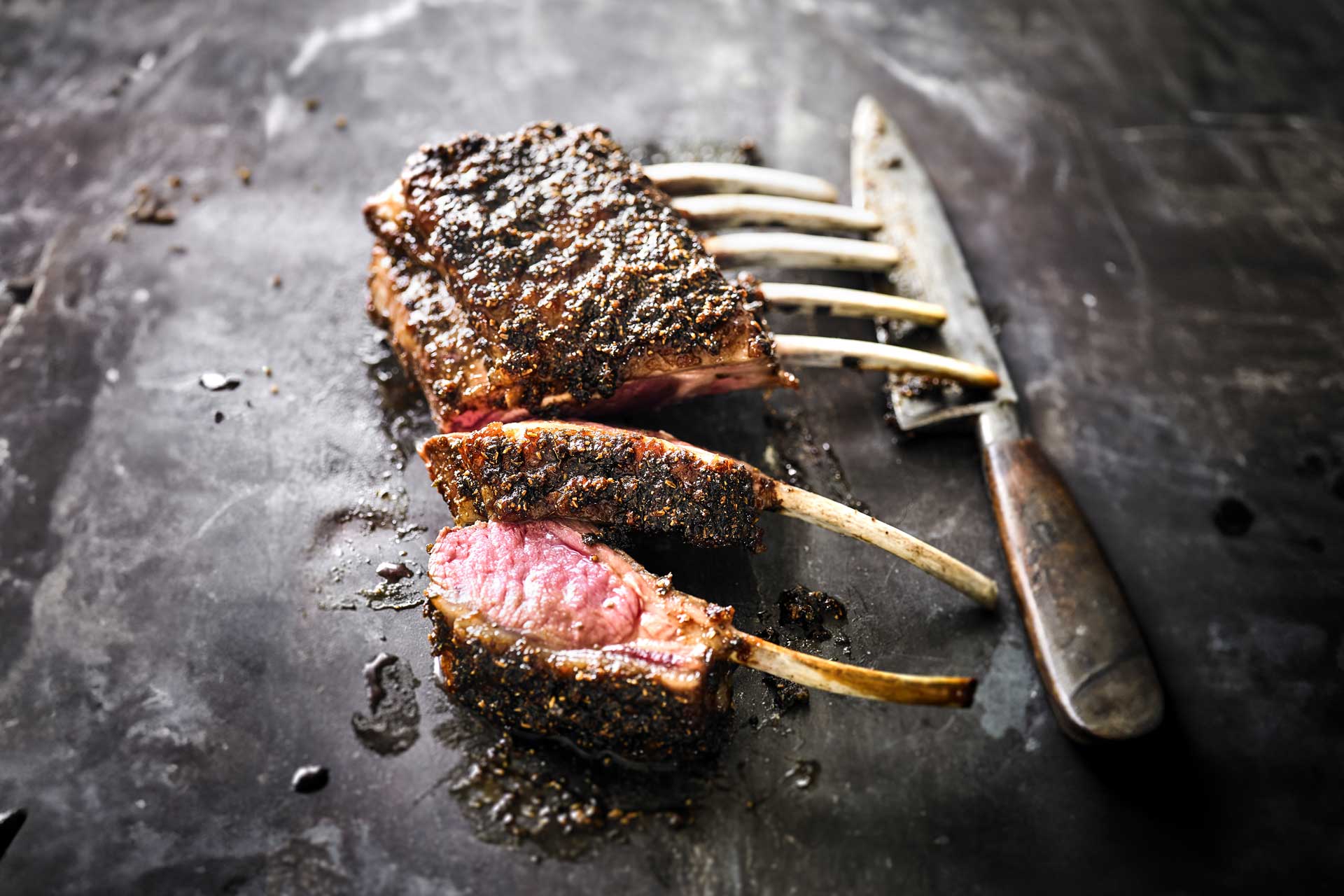 石榴茴香烤羊排