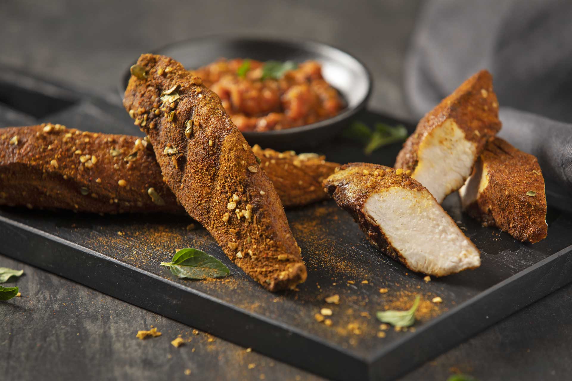 煙燻阿多波香料雞柳